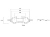 Moduł LED RX 2 STARK 0,48W 12V DC biały zimny IP68 BERGMEN