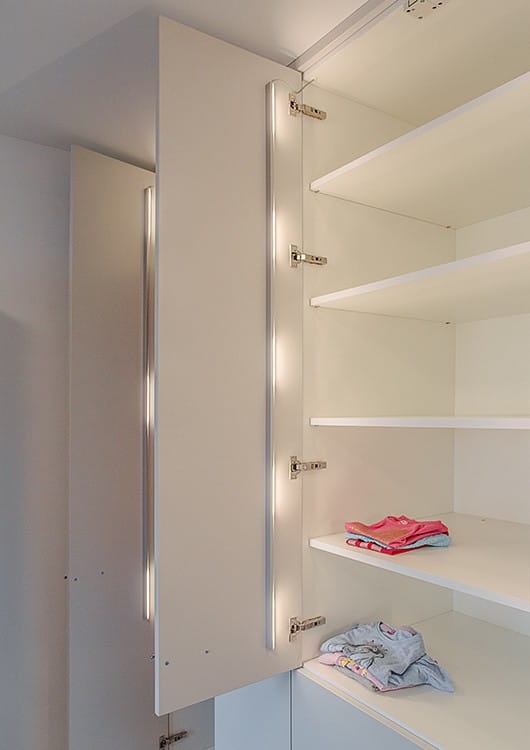 Profil LED GLAD 45 kątowy anodowany klosz mleczny