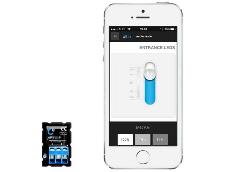 wLightBoxS włącznik i ściemniacz taśm led i modułów led