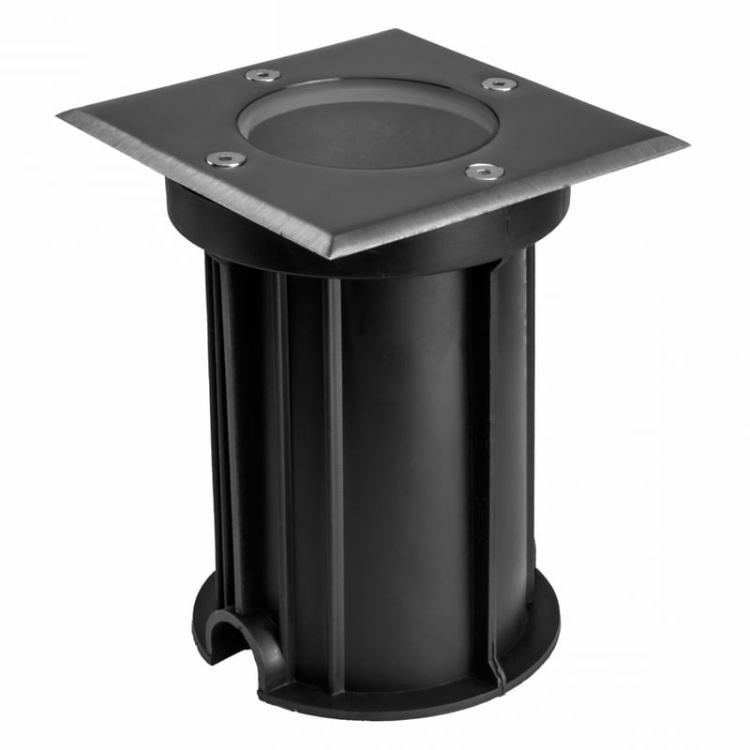 Oprawa najazdowa LUKKA CONNECT GU10 4W szara kwadratowa IP67 przelotowa Spectrum