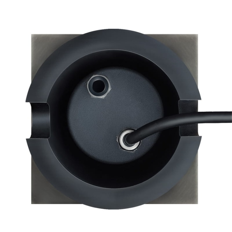 Oprawa najazdowa LUKKA CONNECT GU10 4W szara kwadratowa IP67 przelotowa Spectrum