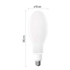 Żarówka E27 LED ED90 36W=327W biała neutralna 4000K 6000lm EMOS wymiary
