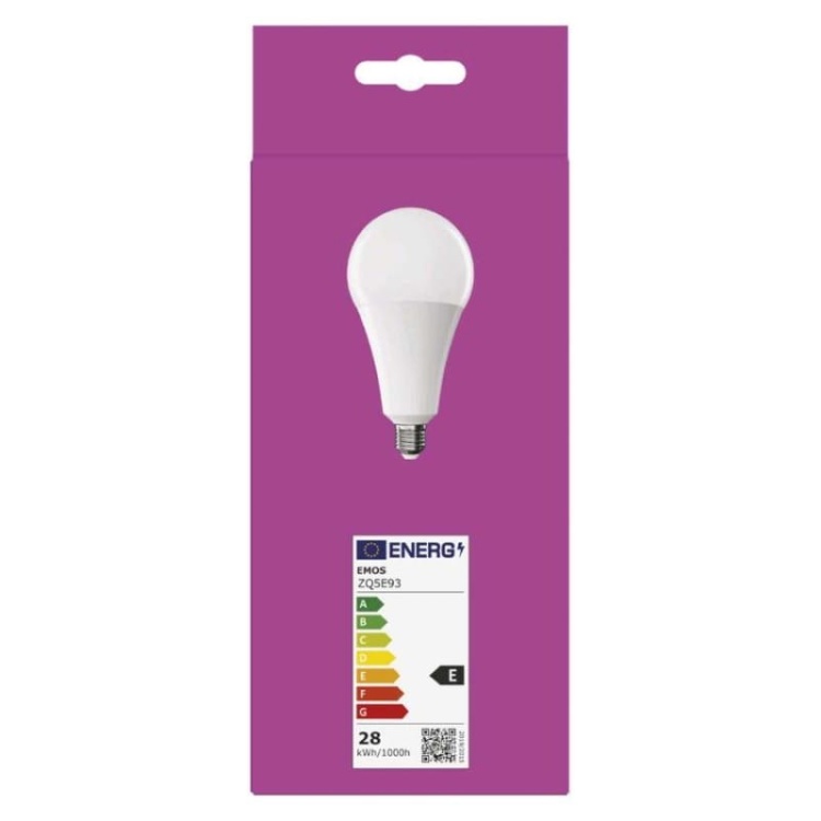 Żarówka LED E27 Classic A95 28W=200W biała neutralna 4000K 3452lm EMOS opakowanie