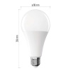 Żarówka LED E27 Classic A80 20W=150W biała neutralna 4000K 2452lm EMOS wymiary