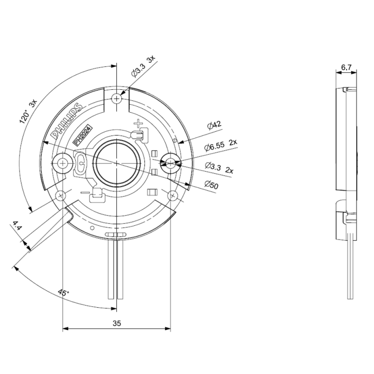 Fortimo LED SLM - holder FORTIMO SLM H 2024 G1