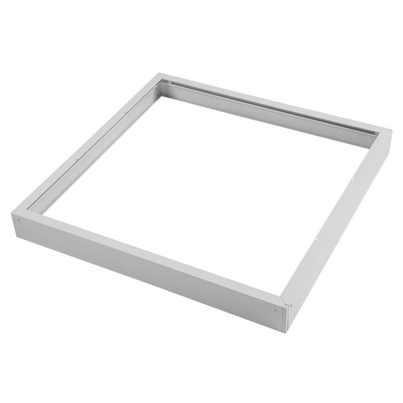 Ramka do montażu natynkowego paneli LED 60x60 typu backplate na klik biała G-TECH