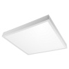 Ramka do montażu natynkowego paneli LED 60x60 typu backplate na klik biała G-TECH przykład zamontowania