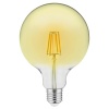 Żarówka LED G125 E27 4W 300lm b.ciepła 3000K 360° filament GTV