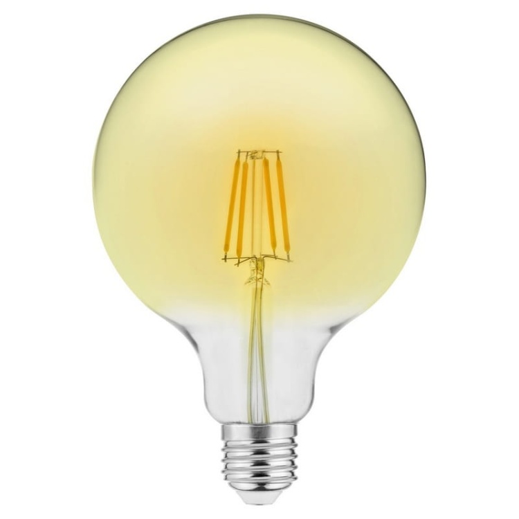Żarówka LED G125 E27 4W 300lm b.ciepła 3000K 360° filament GTV