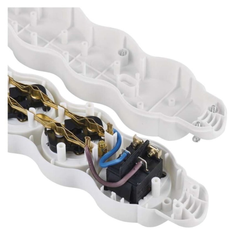 Gniazdo przenośne z wyłącznikiem 3× 2P+PE Emos P1300N budowa