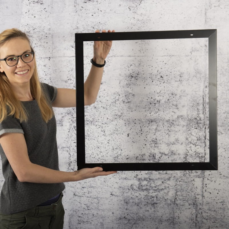 Ramka natynkowa ADTR SKY 60x60 biała h=56mm Kanlux 27618 skala wielkości
