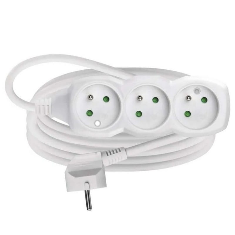 Przedłużacz P0313R 3G 3m 1,5mm² biały EMOS