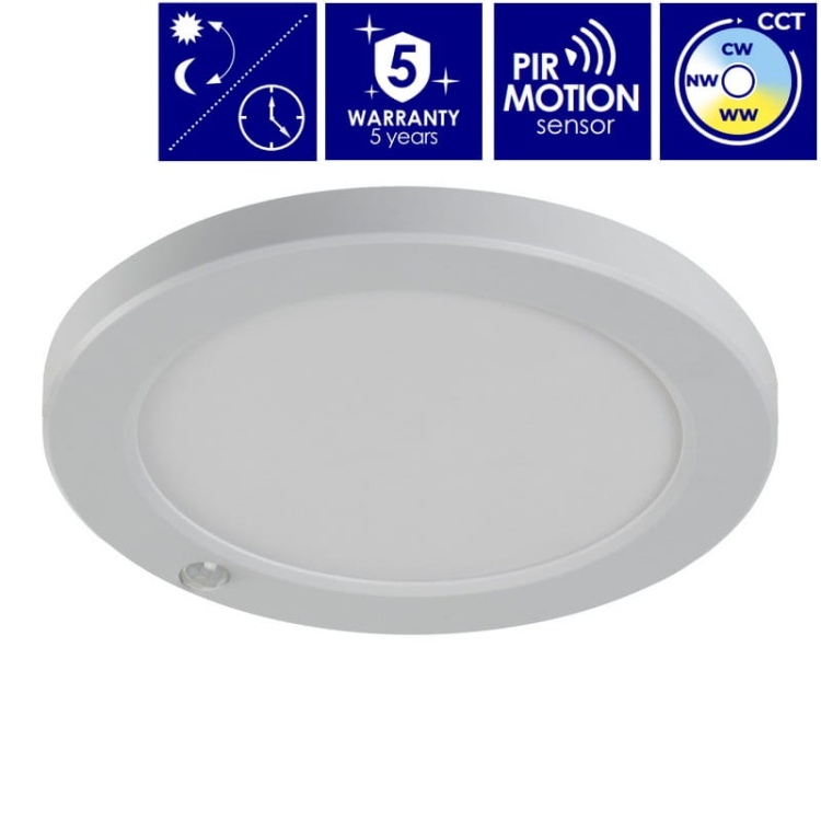 Oprawa typu downlight ERGA PIR 17W CCT biała Kanlux 24606