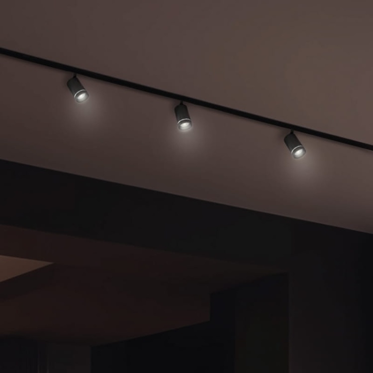 Reflektor MADARA ALTRO RING GU10 na szyny 3-fazowe czarny Spectrum aranżacja