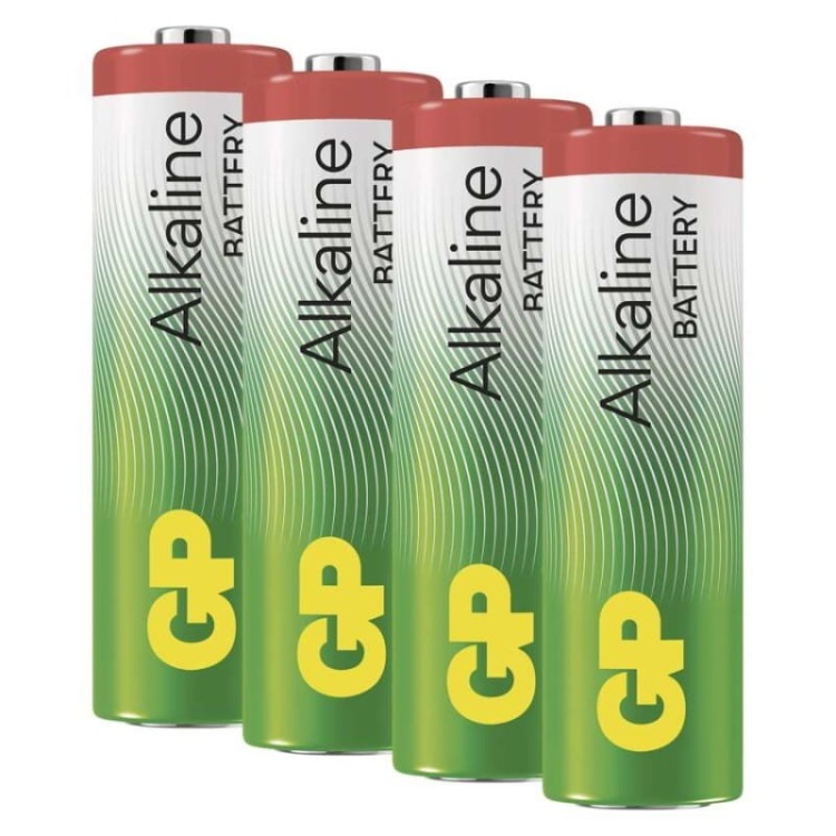 Baterie paluszki AA LR6 GP ALKALINE alkaliczne blister 4szt.