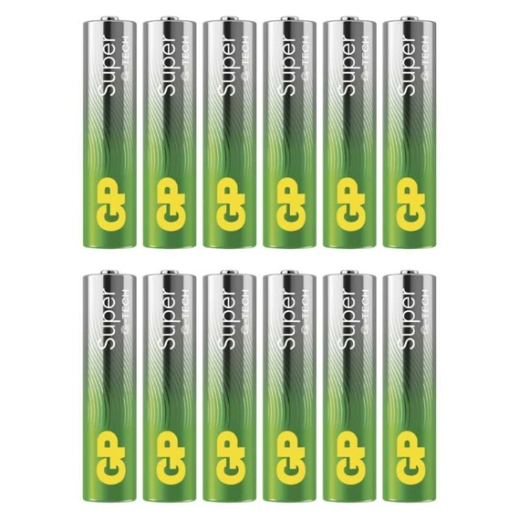 GP Bateria alkaliczna SUPER AAA (LR03) 12PP MB