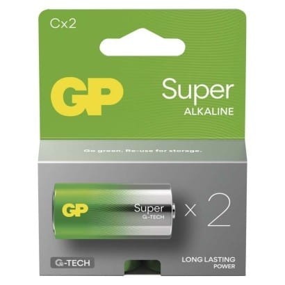 GP Bateria alkaliczna SUPER C (LR14) 2PP