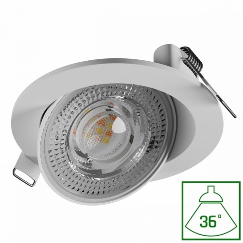 Oprawa downlight MOBILO LED 6.5W CCT ruchoma biała IP20 Spectrum