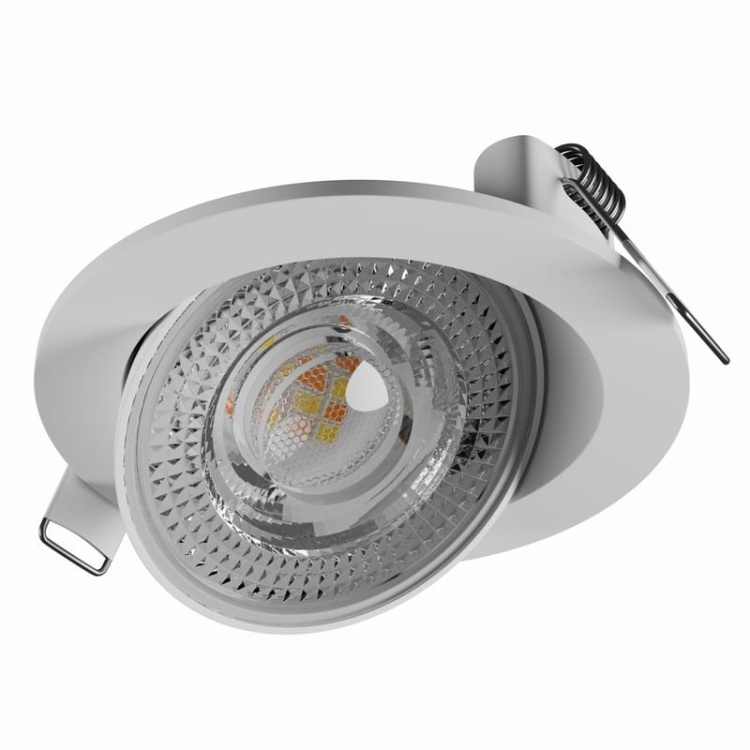 Oprawa downlight MOBILO LED 6.5W CCT ruchoma biała IP20 Spectrum