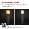 Słupek ogrodowy LANA 45cm E27 max. 25W antracyt IP54 Emos informacja