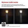 Słupek ogrodowy lana 75cm E27 max. 25W antracyt IP54 Emos informacje