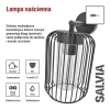Oprawa elewacyjna ogrodowa SALVIA 28.5cm E27 15W IP44 czarna Emos informacje