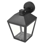 Oprawa elewacyjna ogrodowa ADENIA 24.5cm E27 15W IP44 czarna Emos