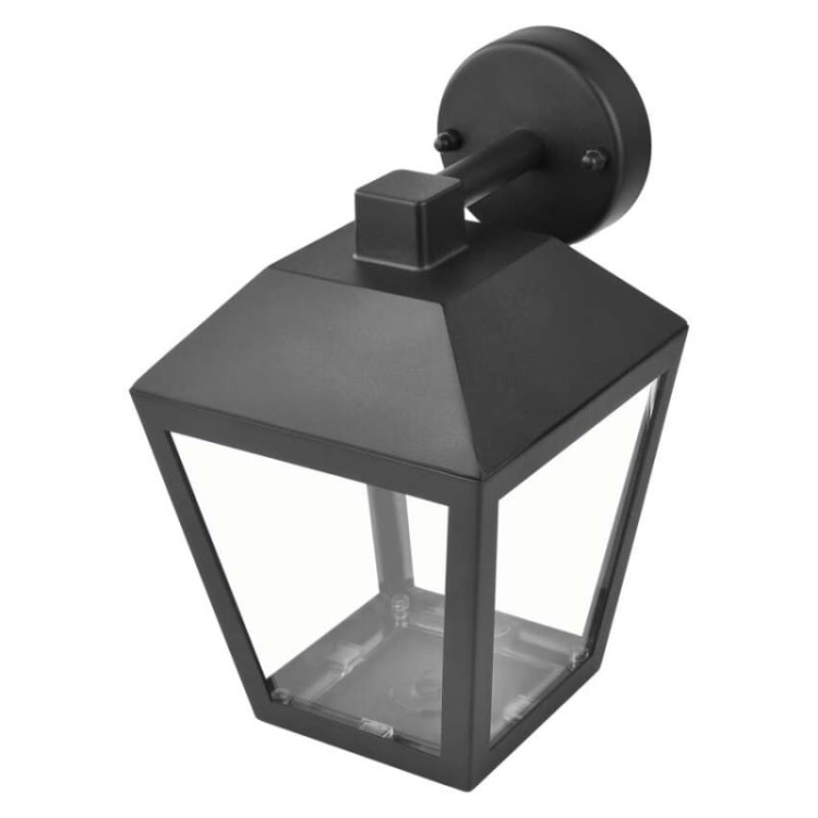Oprawa elewacyjna ogrodowa ADENIA 24.5cm E27 15W IP44 czarna Emos