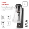 Oprawa elewacyjna ogrodowa ZALA z czujnikiem PIR 27cm E27 15W IP44 czarna Emos informacje