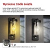 Oprawa elewacyjna ogrodowa ZALA z czujnikiem PIR 27cm E27 15W IP44 czarna Emos informacje