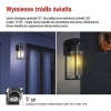 Oprawa elewacyjna ogrodowa TILLIA 27cm E27 7W IP44 czarna Emos informacje