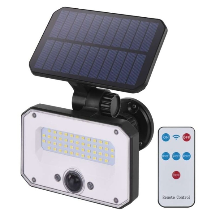 Naświetlacz LED Garden SPILO solarny z PIR 4000K 1500lm IP54 Emos