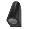 Oprawa naścienna dwukierunkowa OCULUS GU10 2x 35W IP44 czarna Emos