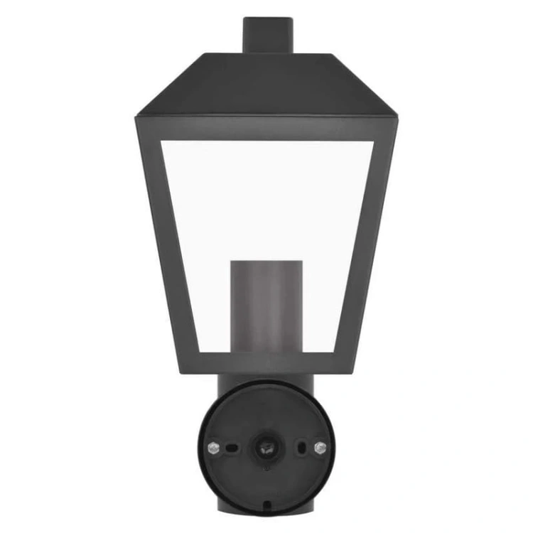 Oprawa elewacyjna ogrodowa ADENIA z czujnikiem PIR 30cm E27 15W IP44 czarna Emos tył