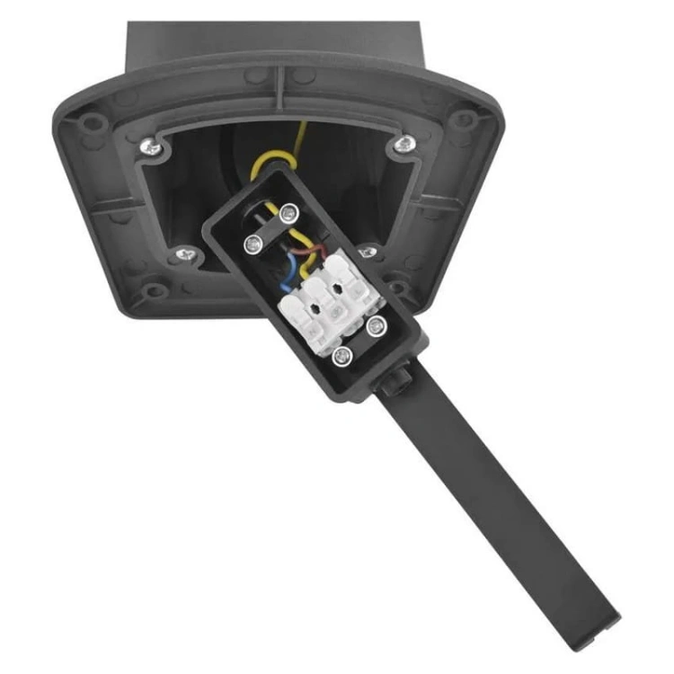 Słupek ogrodowy lana 75cm E27 max. 25W antracyt IP54 Emos budowa