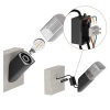Oprawa elewacyjna ogrodowa LANA 28.5cm E27 max. 25W antracyt IP54 Emos montowanie