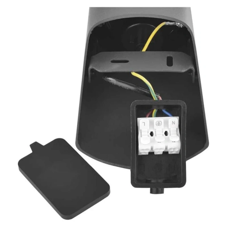 Oprawa elewacyjna ogrodowa LANA 28.5cm E27 max. 25W antracyt IP54 Emos zasilanie