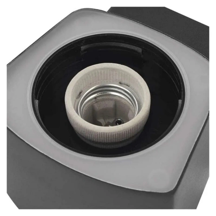 Oprawa elewacyjna ogrodowa LANA 22cm E27 max. 25W antracyt IP54 Emos gniazdo