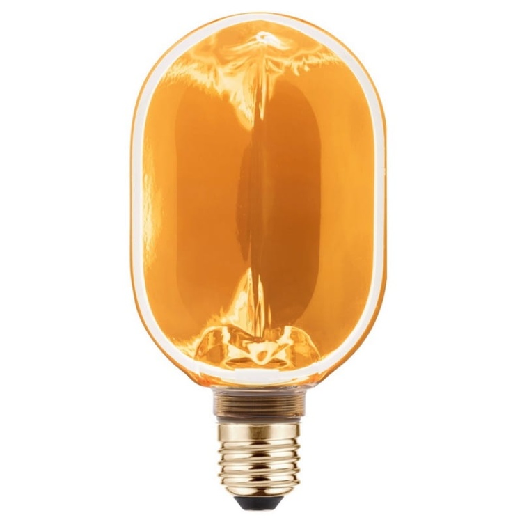 Żarówka LED O100 E27 4W 190lm b.ciepła 1800K 320° filament GTV zaświecona
