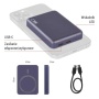Powerbank EMOS WI 522, 5 000 mAh, 20 W+Wireless, future dusk jak ładować