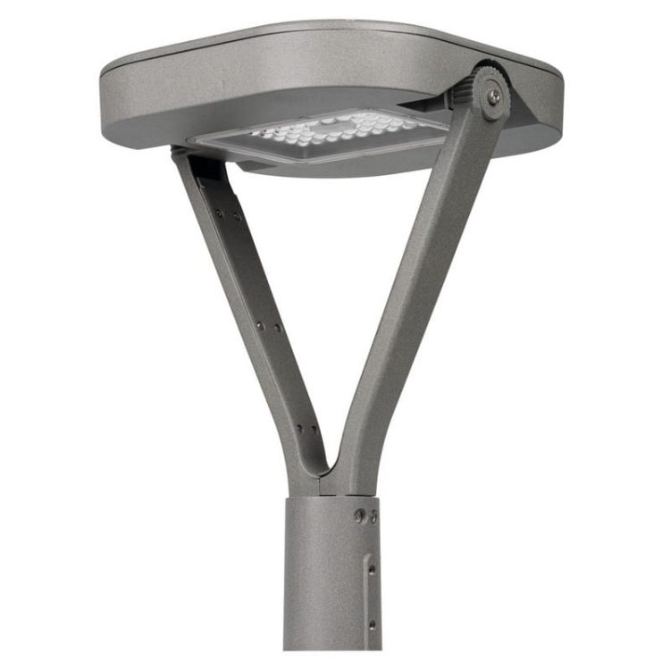 Oprawa parkowa LED PARCOLI 50W CCT 8000lm szara IP66 IK08 Kanlux 36435 ukosem
