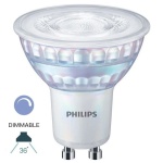 Żarówka LED Philips CorePro LEDspot MV GU10 827 36D DIM biała ciepła 2700K 3W 230lm ściemnialna