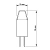 Żarówka LED G4 CorePro LEDcapsuleLV 1-10W G4 827 micro 2700K 100lm PHILIPS wymiary