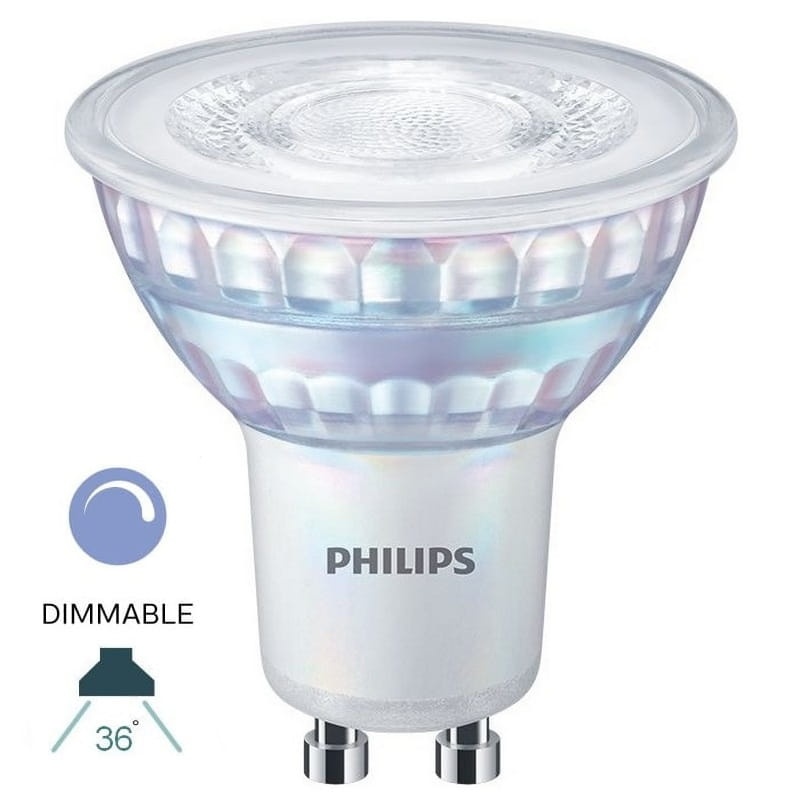 Żarówka LED Philips CorePro LEDspot MV GU10 827 36D DIM biała ciepła 2700K 3W 230lm ściemnialna
