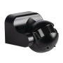 Natynkowy czujnik ruchu PIR ALER JQ-30 detekcja 160°/20° do 12m IP44 czarny Kanlux 23458