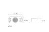 LB-1 Slim Plus / 1,32W / 12VDC / dzienny biały / Bergmen
