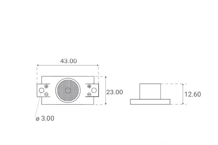 LB-1 Slim Plus / 1,32W / 12VDC / dzienny biały / Bergmen