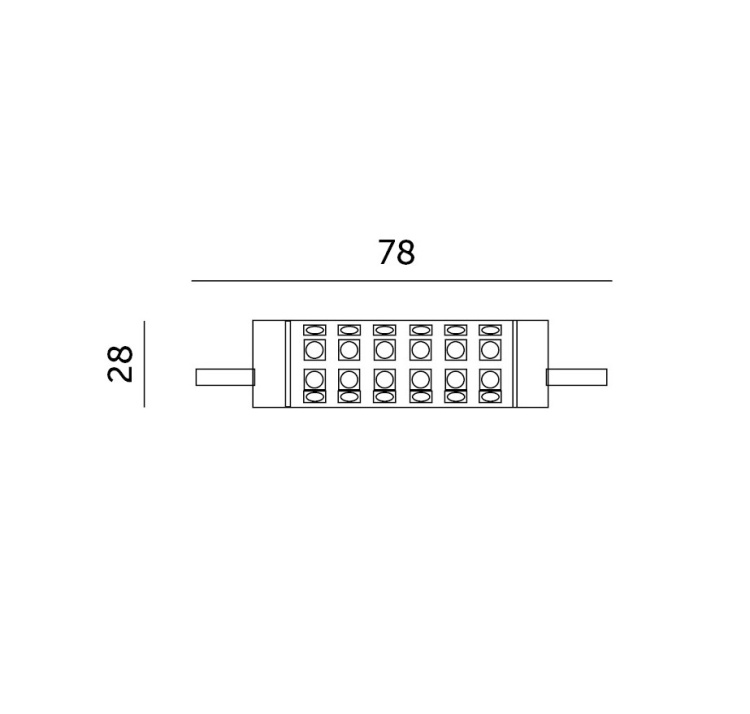 Żarówka LED J78 8W R7S 4000K Kobi