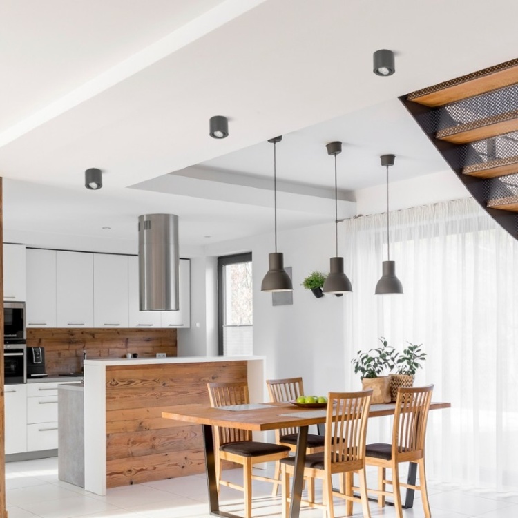 Oprawa do nadbudowania OH36 czarna Kobi aranżacja