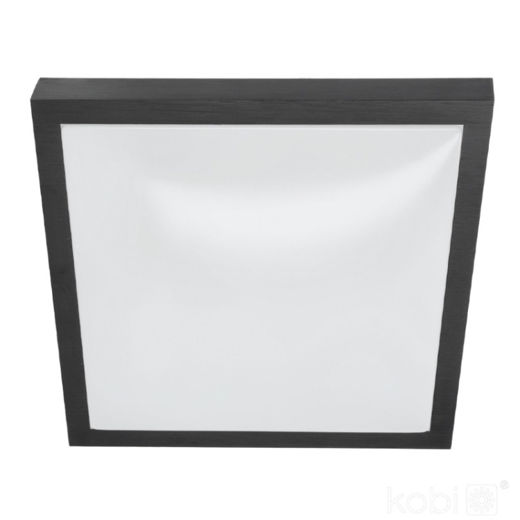 Plafon SAMIRA S 2xE27 czarny Kobi klosz